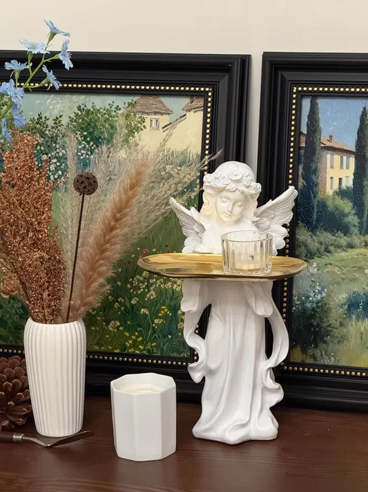 Angel Offering Tray Candle Holder – Gentle Guardian Decor