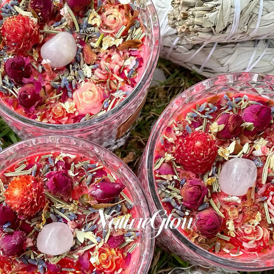 Herbal & Crystal Ritual Candle Cup