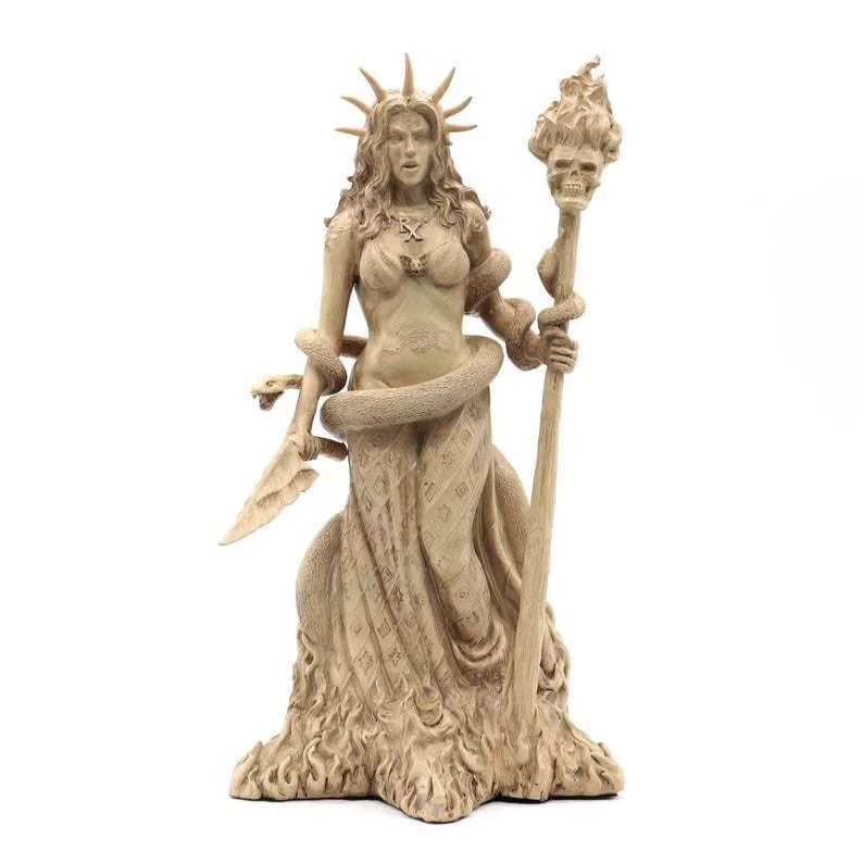 Serpent Flame Matron Statue – Symbol of Power & Transformation