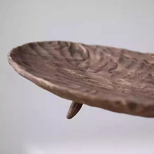 Large Walnut Wood Offering Bowl