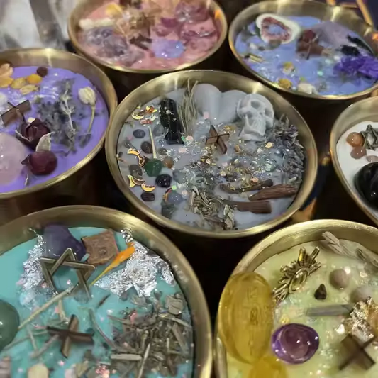 Herbal & Crystal Ritual Candle Cup