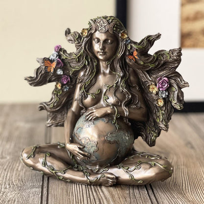 Earth Mother Altar Statue – Fertility & Abundance Figure