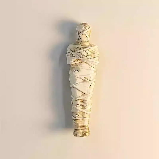 Wrapped Mummy Figure – Ancient-Inspired Symbolic Decor