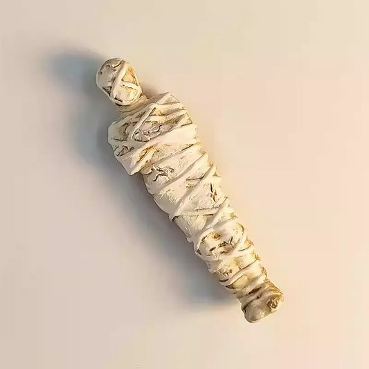 Wrapped Mummy Figure – Ancient-Inspired Symbolic Decor