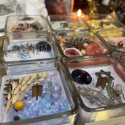 Herbal & Crystal Ritual Candle Cup