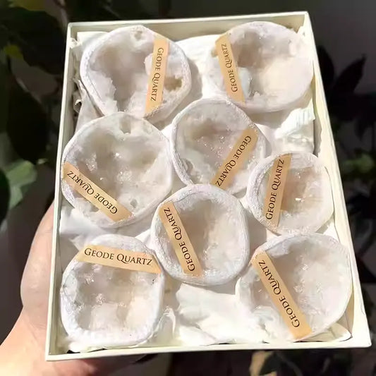 Geode Quartz Bowl Set